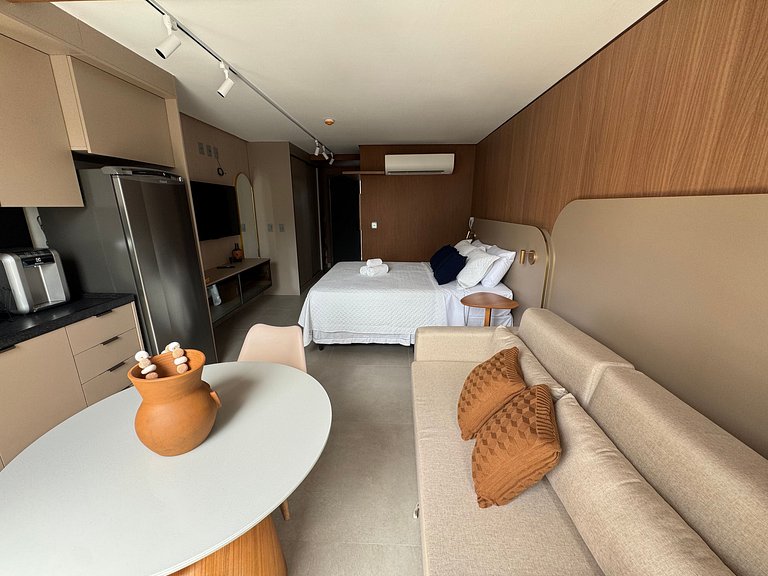 Flat de luxo completo no Acqua Tambau AQ214