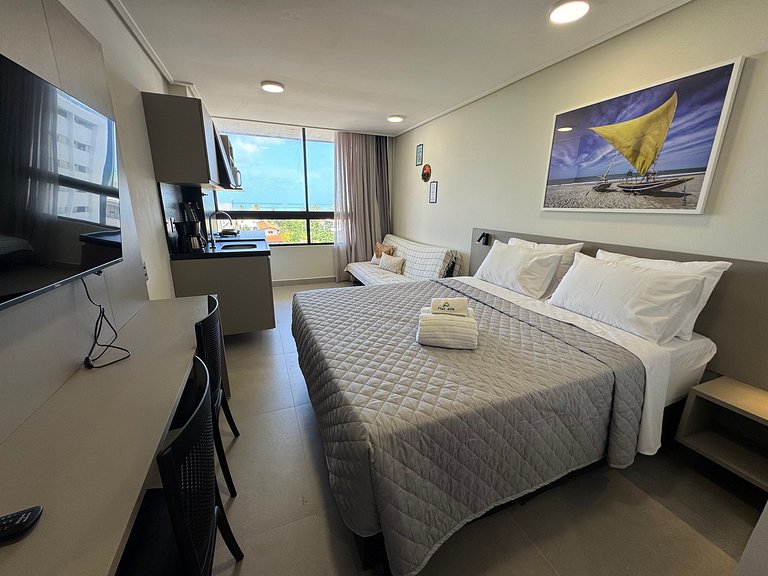 Flat de luxo completo em Tambau AQ409