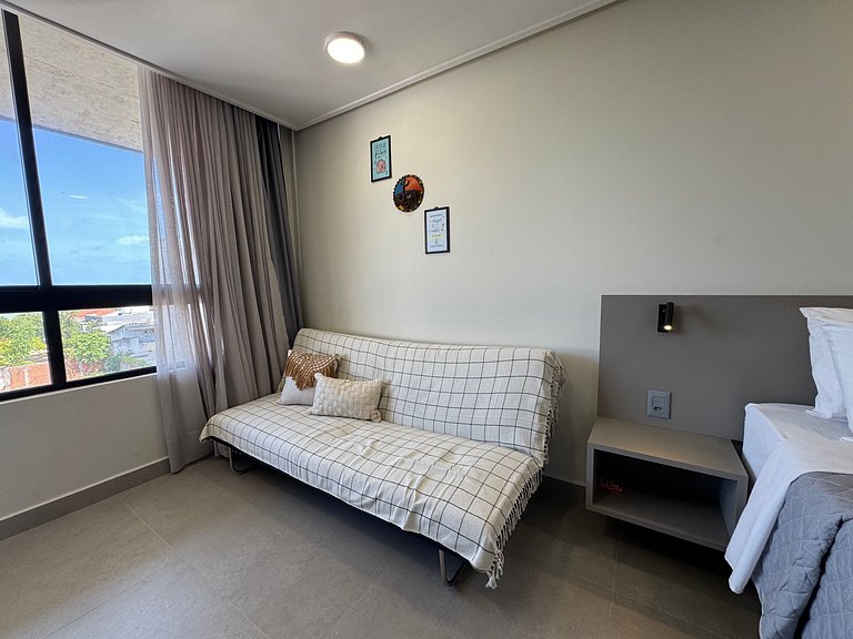 Flat de luxo completo em Tambau AQ409