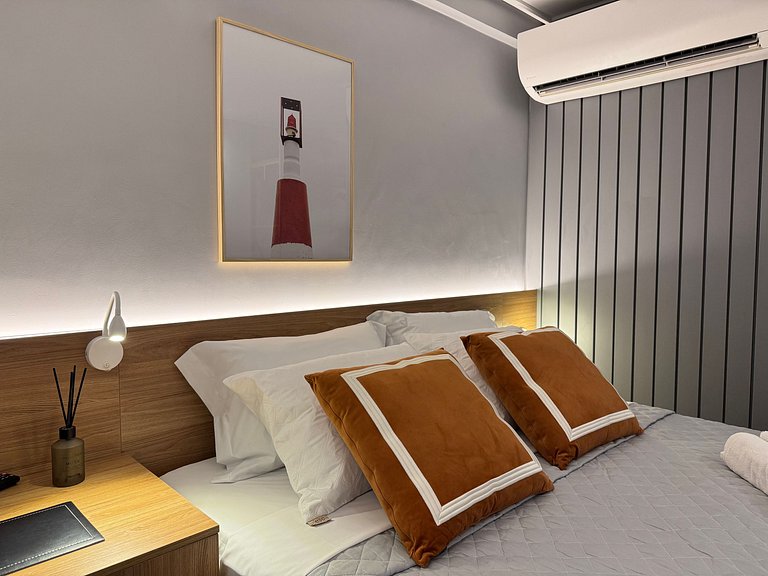 Flat de luxo completo em Tambau AQ407