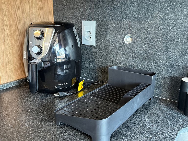 Flat de luxo com varanda no Acqua Tambau AQ4X7