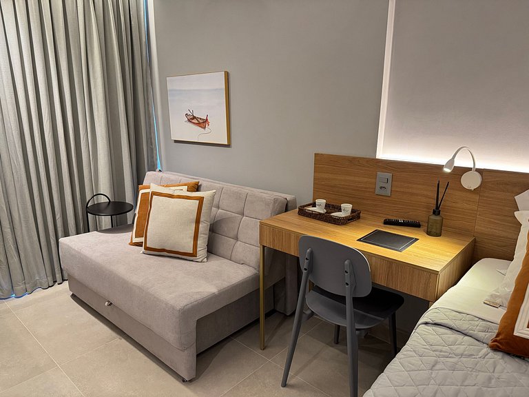 Flat de luxo completo em Tambau AQ407