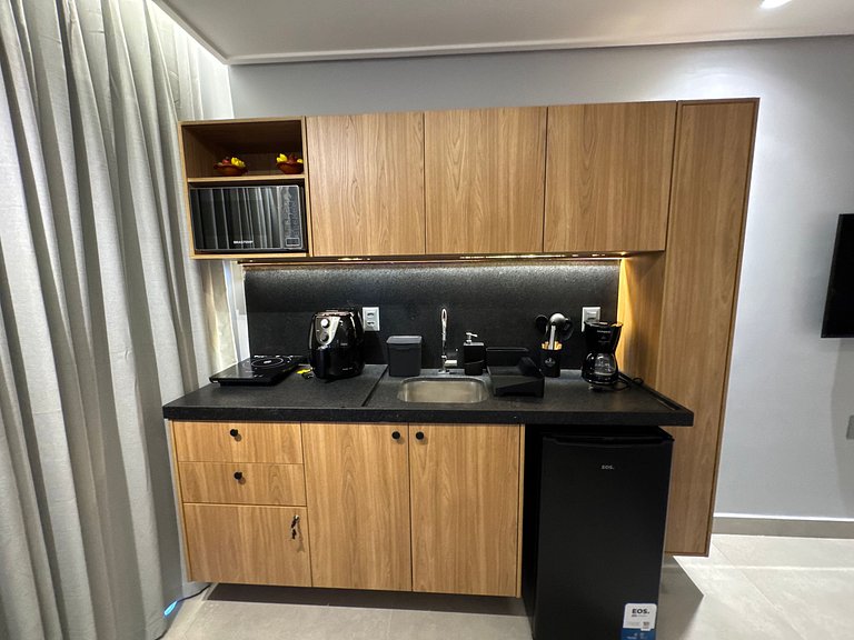 Flat de luxo com varanda no Acqua Tambau AQ4I5