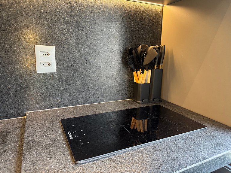 Flat térreo com terraço no Acqua Tambau AQTX5