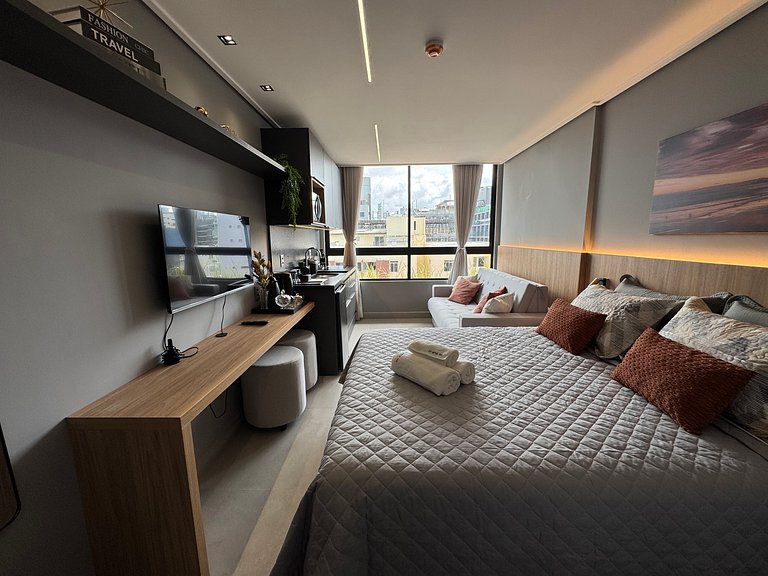 Flat de luxo completo no Acqua Tambau AQ5X5