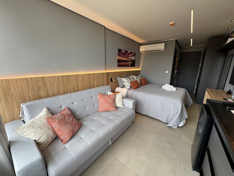 Flat de luxo completo no Acqua Tambau AQ5X5