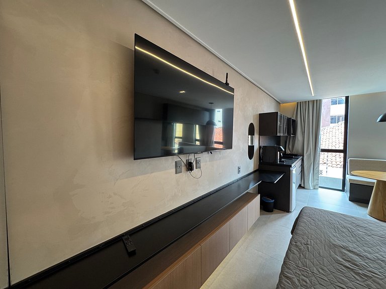 Flat de luxo completo no Acqua Tambau AQ107