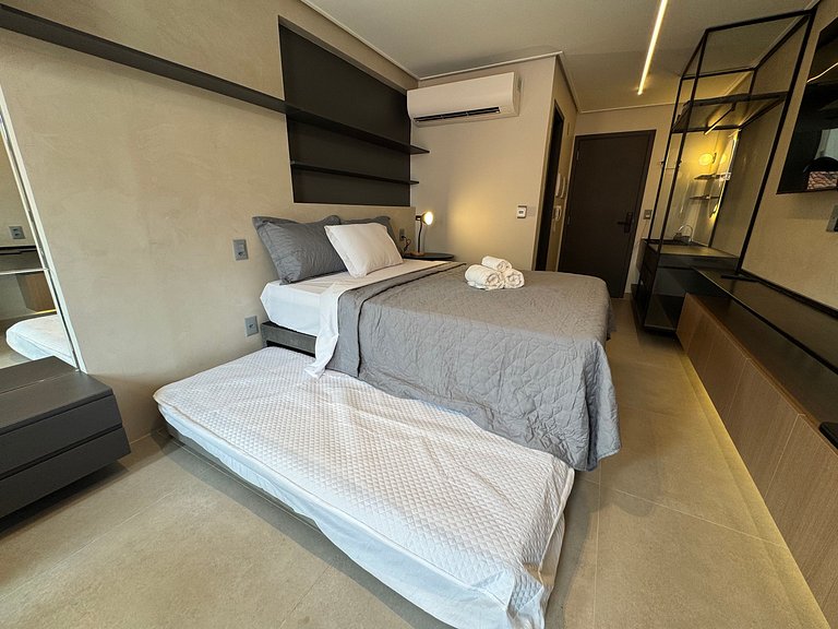 Flat de luxo completo em Tambau AQ107