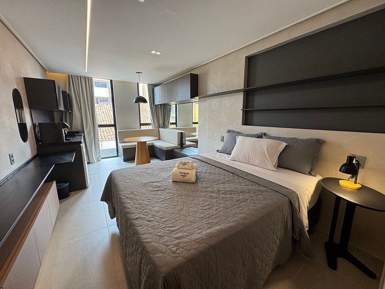 Flat de luxo completo no Acqua Tambau AQ107