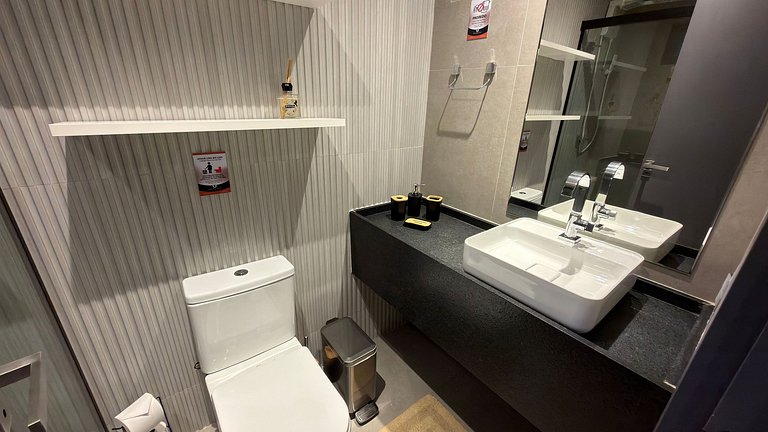 Flat de luxo completo no Acqua Tambau AQ4II