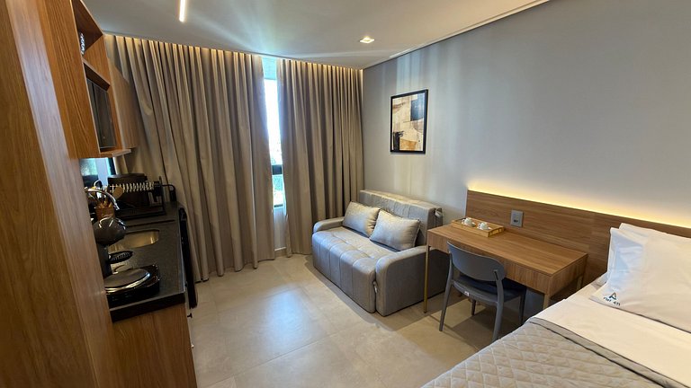 Flat de luxo completo em Tambau AQ411