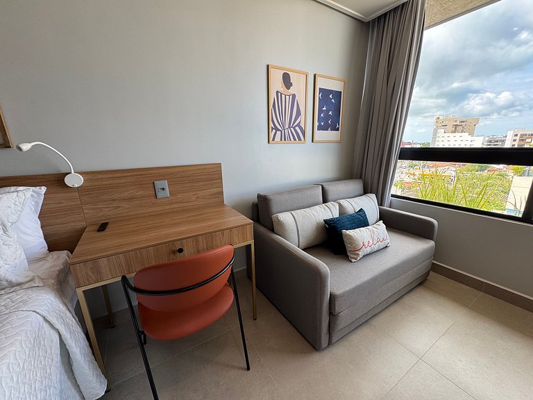 Flat de luxo completo em Tambau AQ620