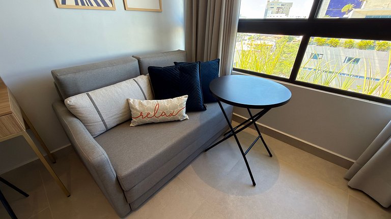 Flat de luxo completo no Acqua Tambau AQ62X