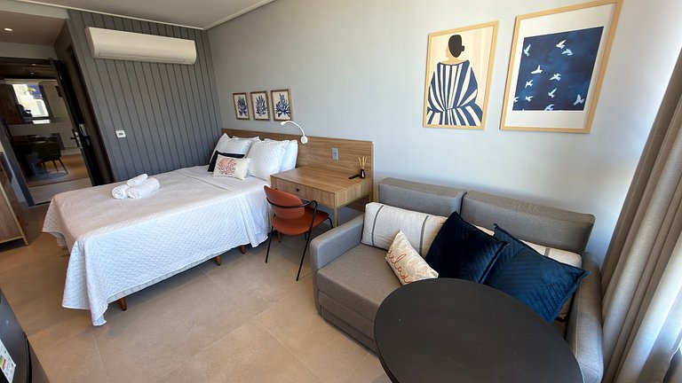 Flat de luxo completo em Tambau AQ620