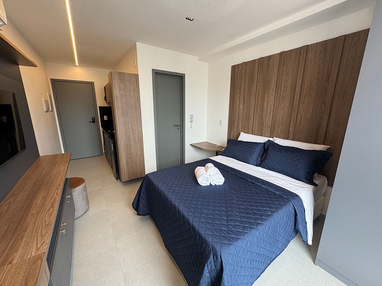 Flat Moderno em Manaíra com lazer completo QH603