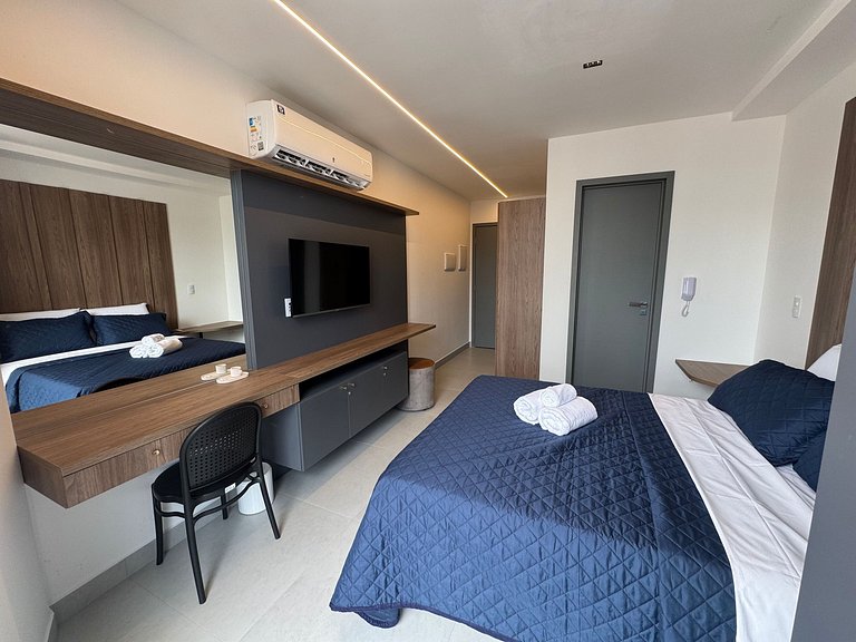 Flat Moderno em Manaíra com lazer completo QH603