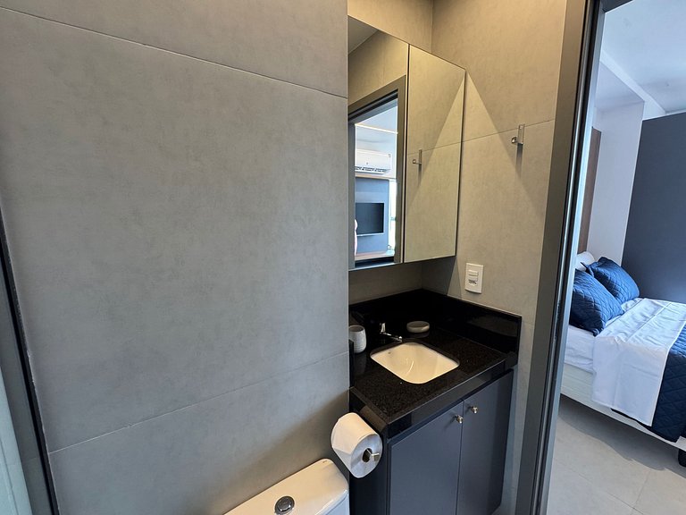 Flat Moderno em Manaíra com lazer completo QH603