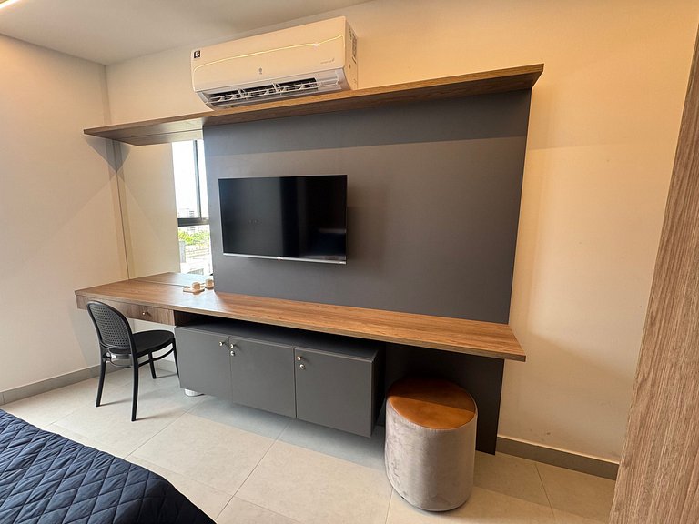 Flat Moderno em Manaíra com lazer completo QH603