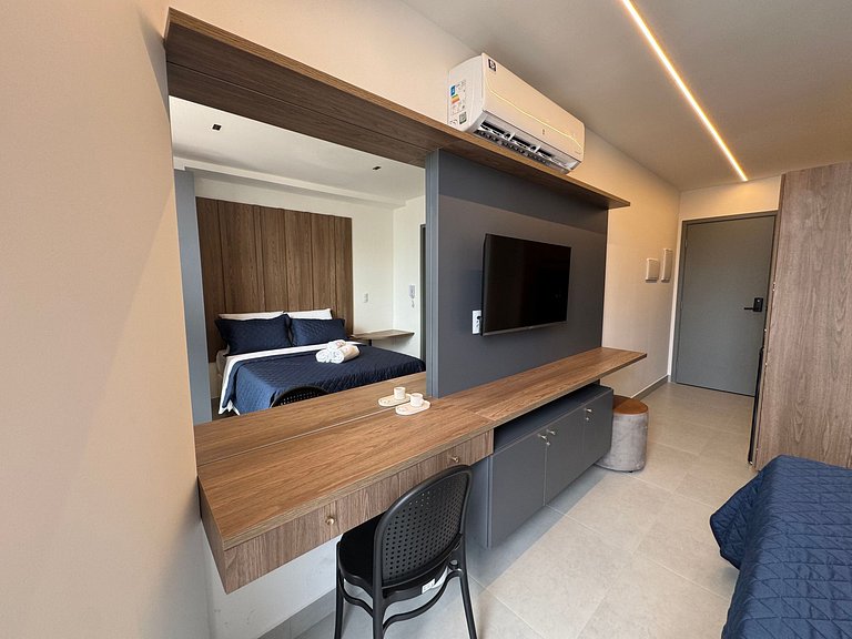 Flat Moderno em Manaíra com lazer completo QH603