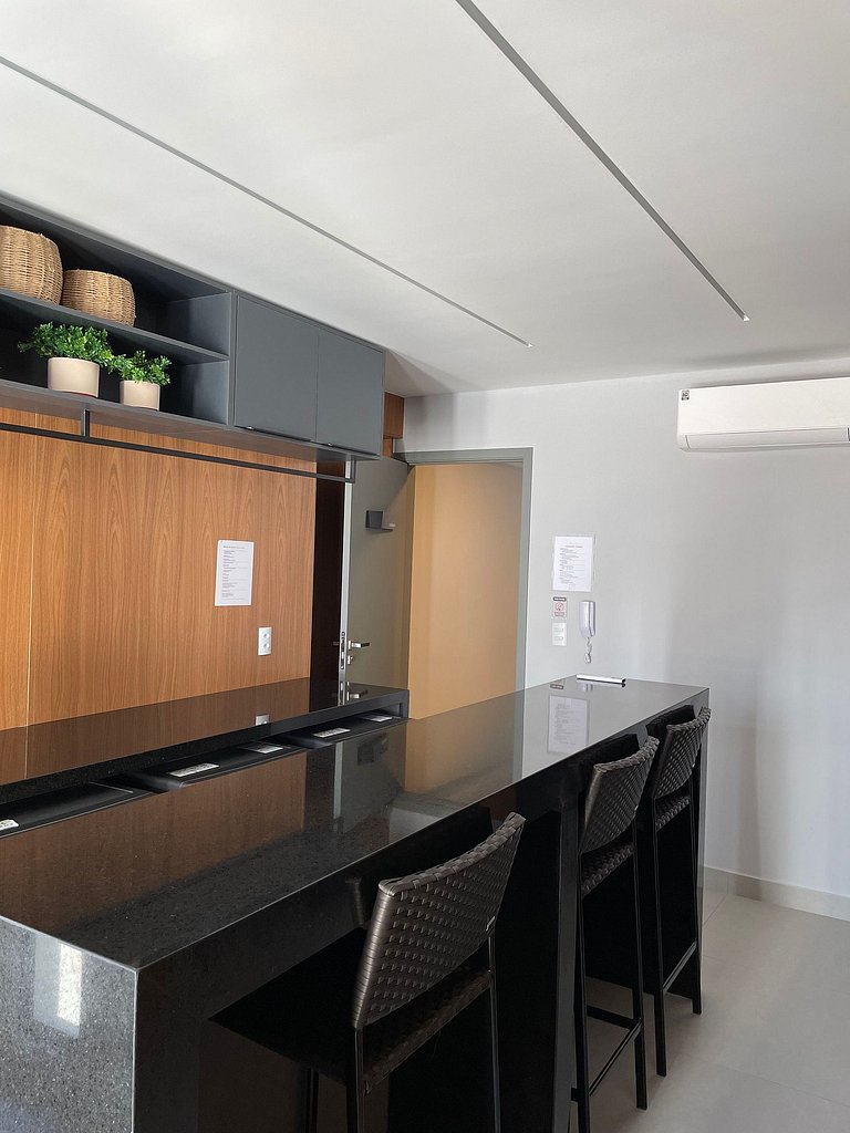 Flat Moderno em Manaíra com lazer completo QH603