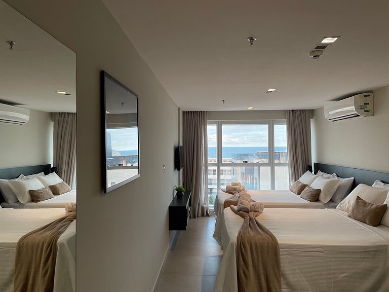 Flat particular com vista-mar no Quality Suites