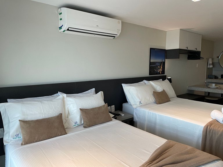 Flat particular com vista-mar no Quality Suites