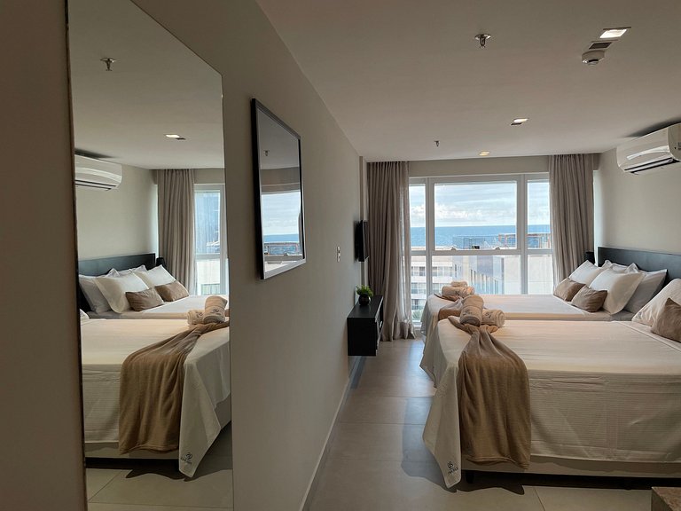 Flat particular com vista-mar no Quality Suites