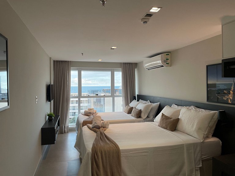 Flat particular com vista-mar no Quality Suites