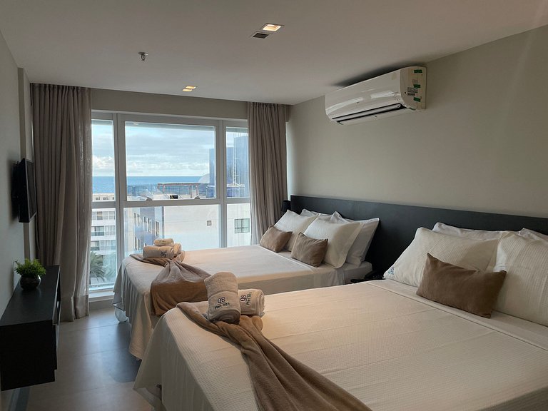 Flat particular com vista-mar no Quality Suites