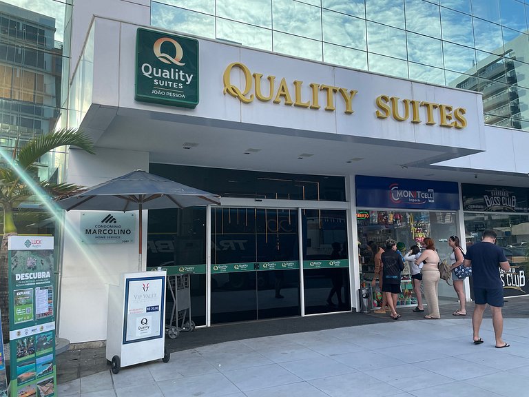 Flat especial com vista-mar em Tambaú no Quality