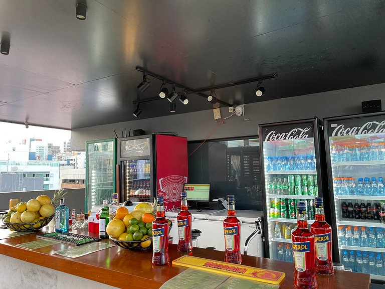 Flat particular com vista-mar em Tambau no Quality