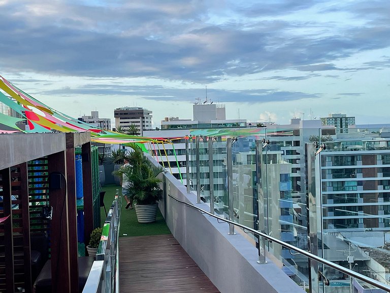 Flat particular com vista-mar no Quality Suites