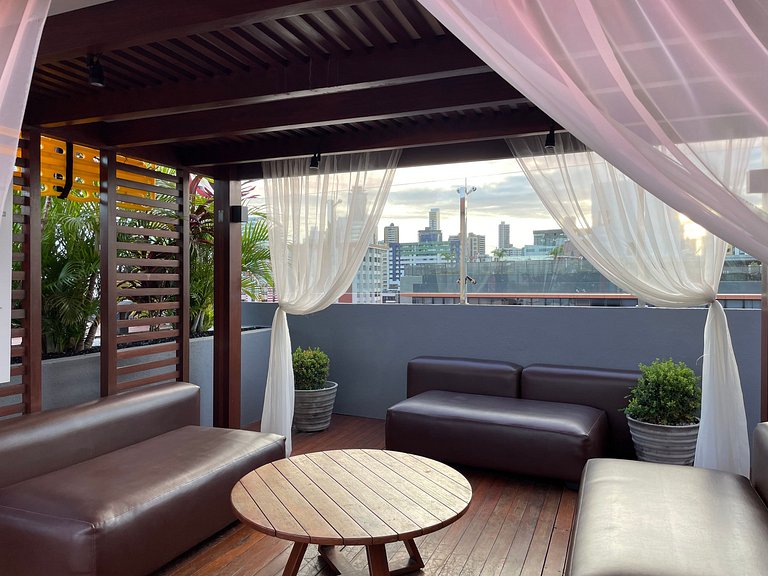 Flat especial com vista-mar em Tambaú no Quality