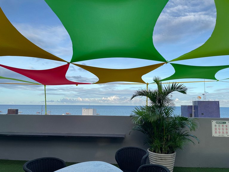 Flat particular com vista-mar no Quality Suites