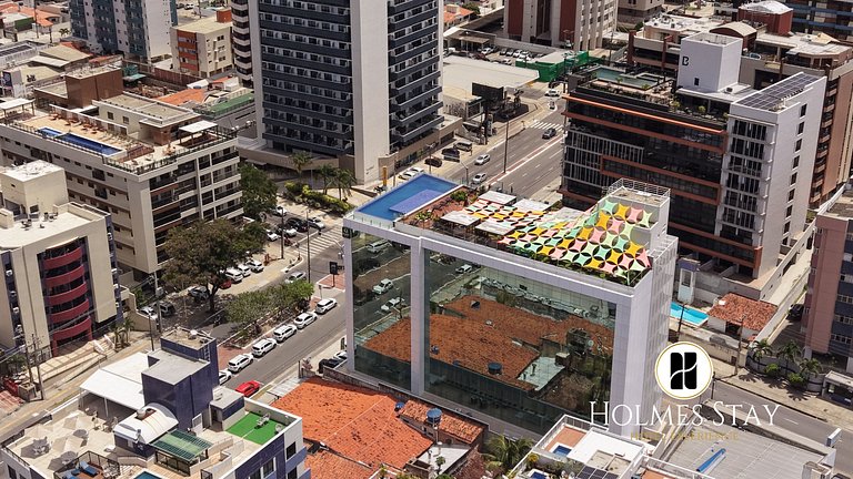 Flat especial com vista-mar em Tambaú no Quality