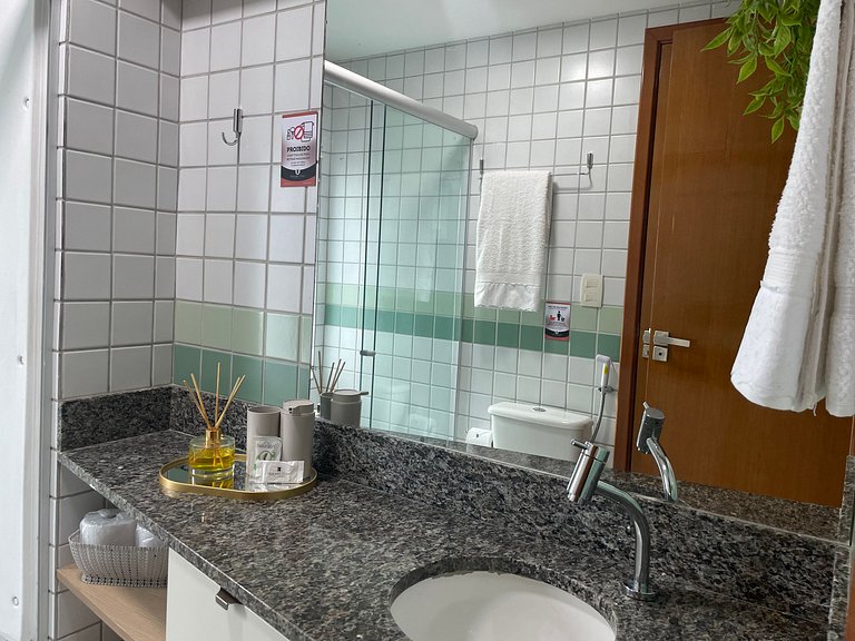 2 quartos em Tambaú perto de tudo! AH508