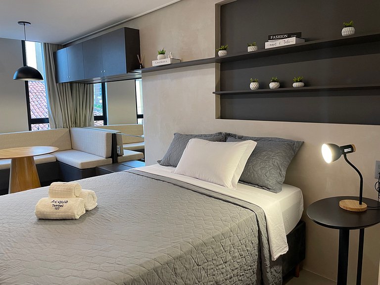 Flat de luxo completo no Acqua Tambau AQIX7