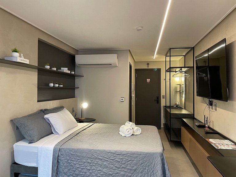 Flat de luxo completo no Acqua Tambau AQIX7