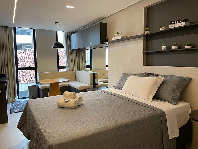 Flat de luxo completo no Acqua Tambau AQIX7