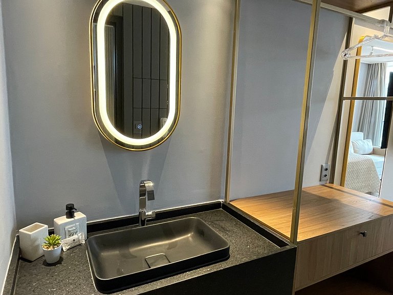 Apartamento de luxo com varanda no Acqua Tambau