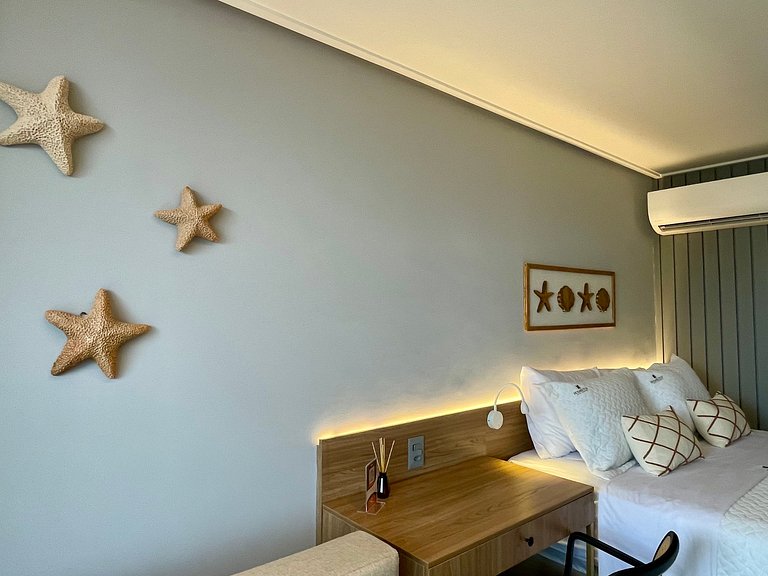 Flat de luxo com varanda no Acqua Tambau CD4XI