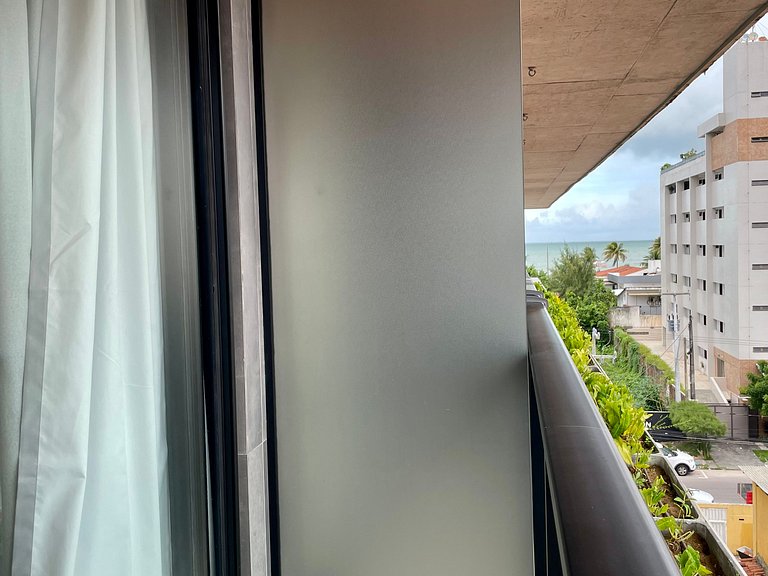 Flat de luxo com varanda no Acqua Tambau CD4XI