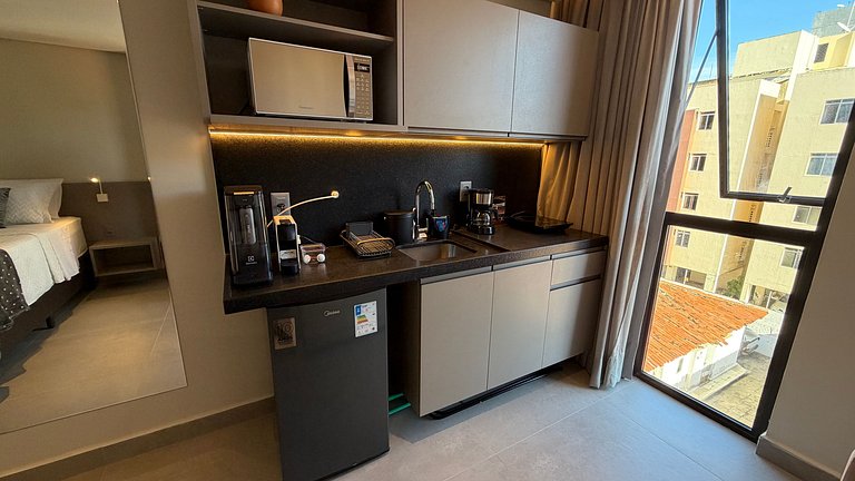 Flat de luxo completo no Acqua Tambau AQ3X1