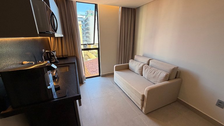 Flat de luxo completo no Acqua Tambau AQ3X1