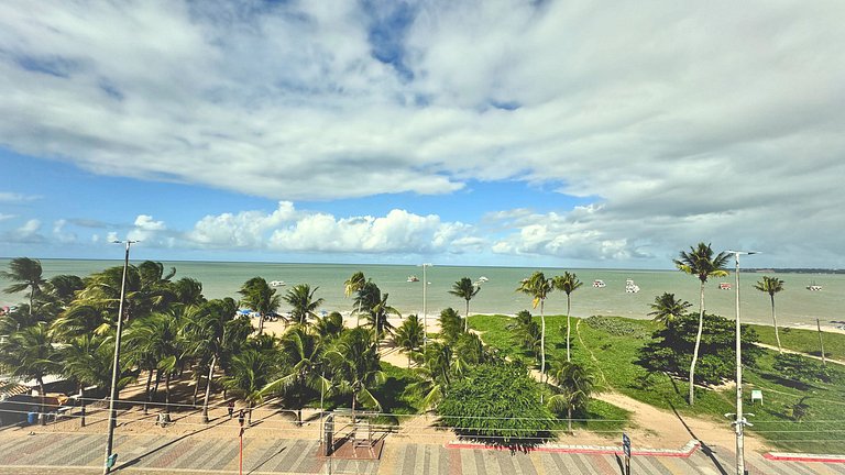 Apto 2 quartos á beira-mar em Tambaú com Jacuzzi
