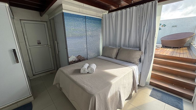 2 habitaciones frente al mar en Tambaú AH402