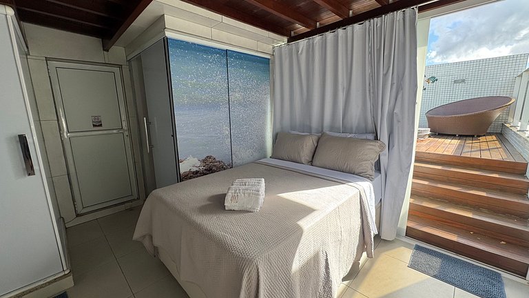 2 quartos a beira-mar de Tambaú AH402