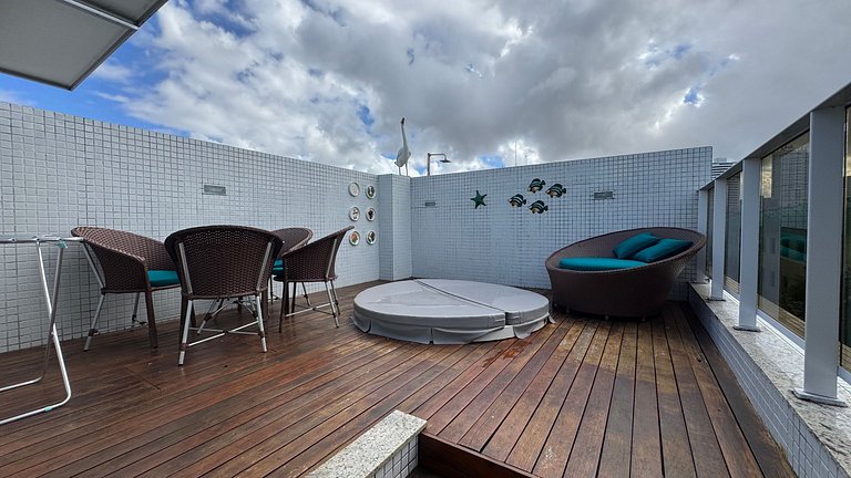 2-bedroom beachfront in Tambaú AH402