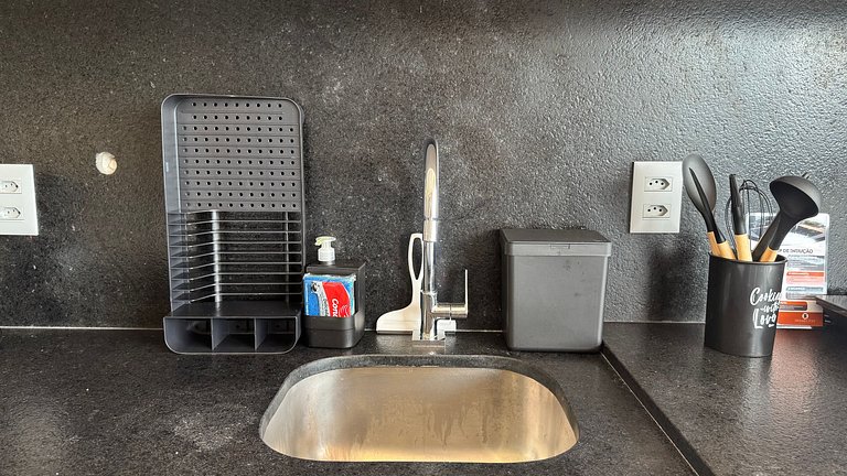 Flat de luxo completo no Acqua Tambau AQ6X1