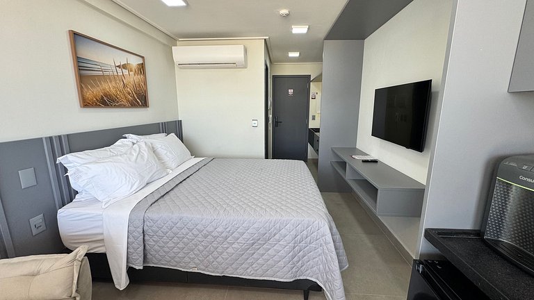 Flat de luxo completo no Acqua Tambau AQ6X5